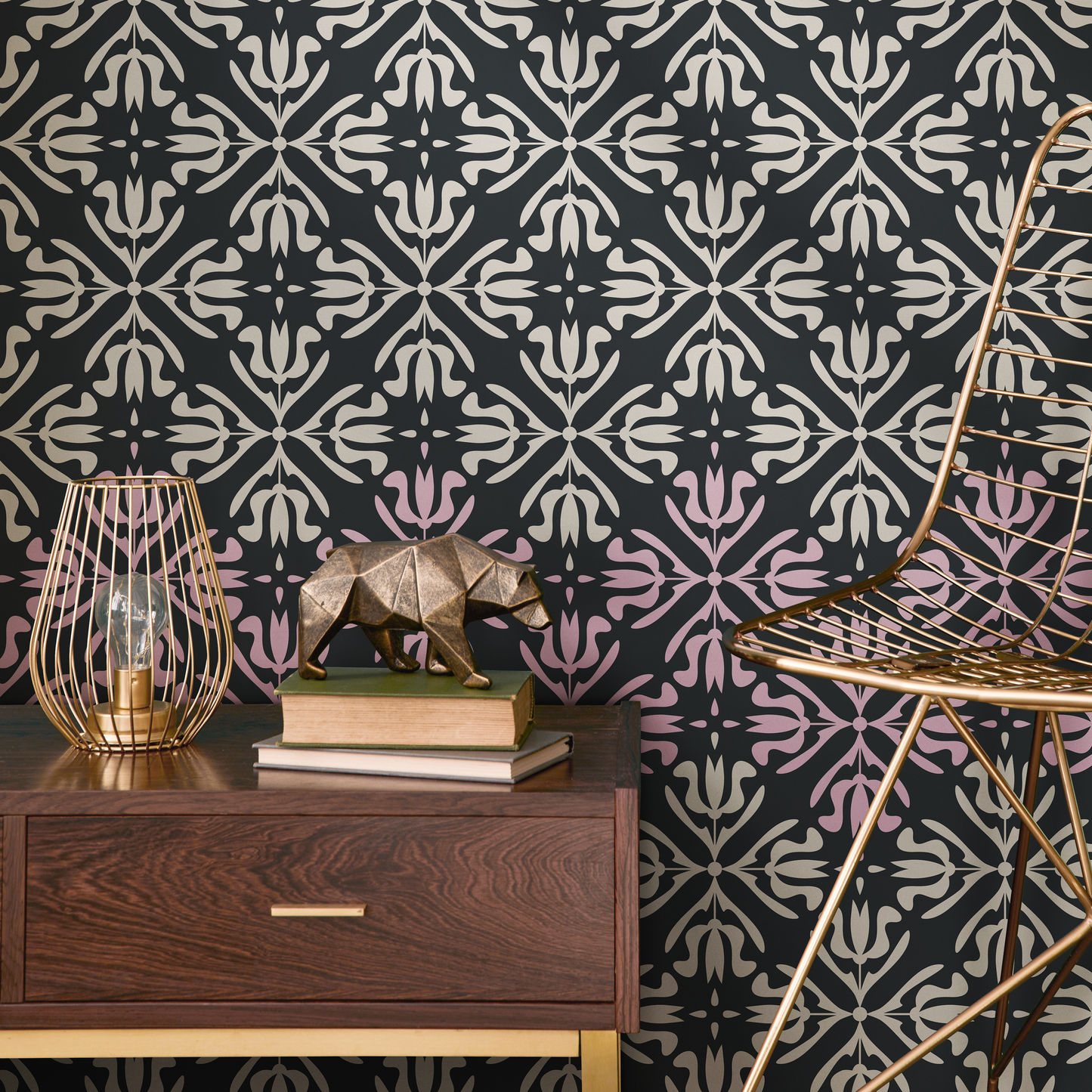 Removable Wallpaper Scandinavian Wallpaper Peel and Stick Wallpaper Wall Paper - B389