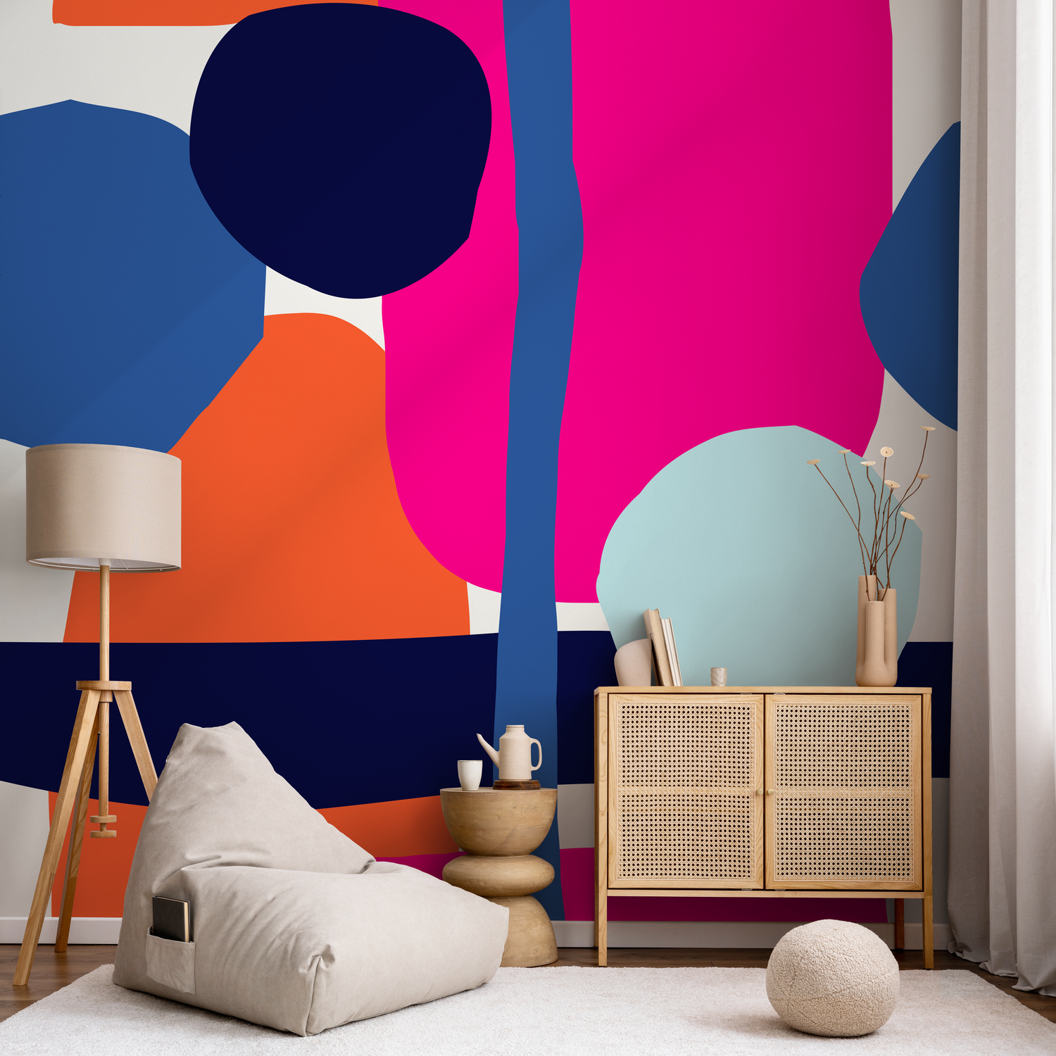 Papel tapiz autoadhesivo, papel tapiz removible, decoración de pared, decoración del hogar, arte de pared imprimible, decoración de habitación, impresiones de pared, tapiz - B433