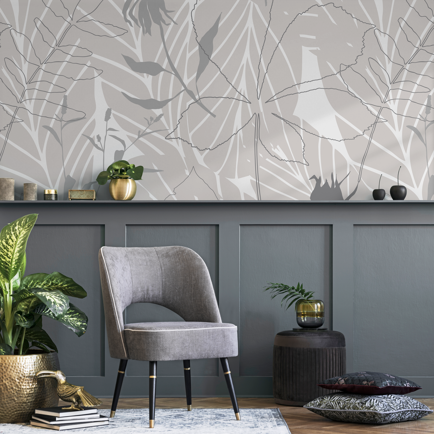 Papel pintado extraíble, papel pintado escandinavo, papel pintado temporal, papel pintado minimalista, papel pintado autoadhesivo, papel pintado bohemio - B441