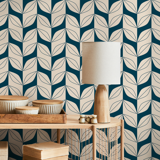 Removable Wallpaper Scandinavian Wallpaper Plants Wallpaper Peel and Stick Wallpaper Wall Paper - B442