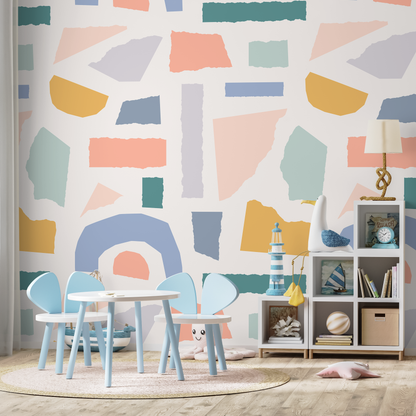 Removable Wallpaper Scandinavian Wallpaper Half Dots Wallpaper Peel and Stick Wallpaper Wall Paper - B447