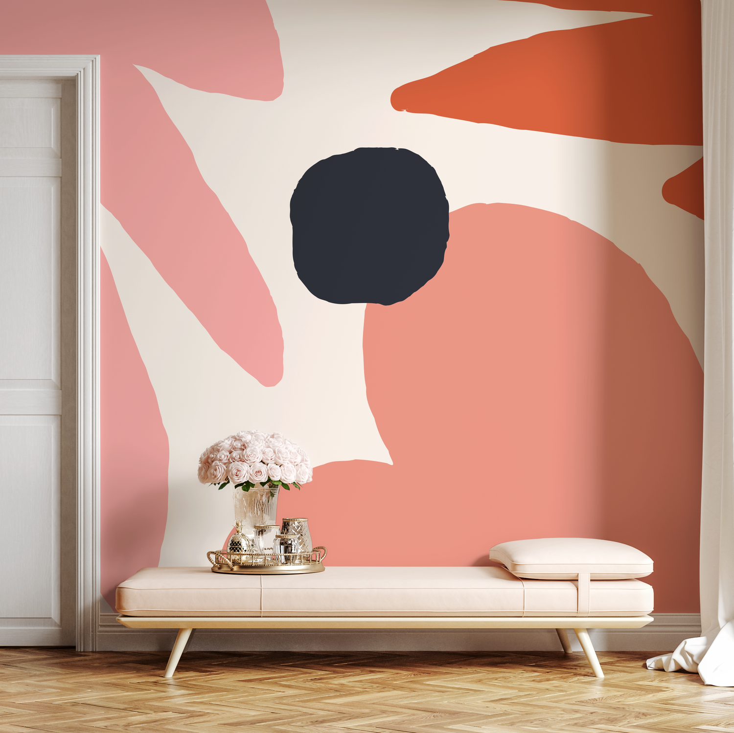 Papel tapiz autoadhesivo, papel tapiz removible, decoración de pared, decoración del hogar, arte de pared imprimible, decoración de habitación, impresiones de pared, tapiz - B459