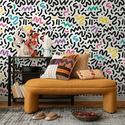 Removable Wallpaper Scandinavian Wallpaper Temporary Wallpaper Minimalistic Wallpaper Peel and Stick Wall Paper - AS1-B484