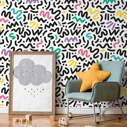 Removable Wallpaper Scandinavian Wallpaper Temporary Wallpaper Minimalistic Wallpaper Peel and Stick Wall Paper - AS1-B484