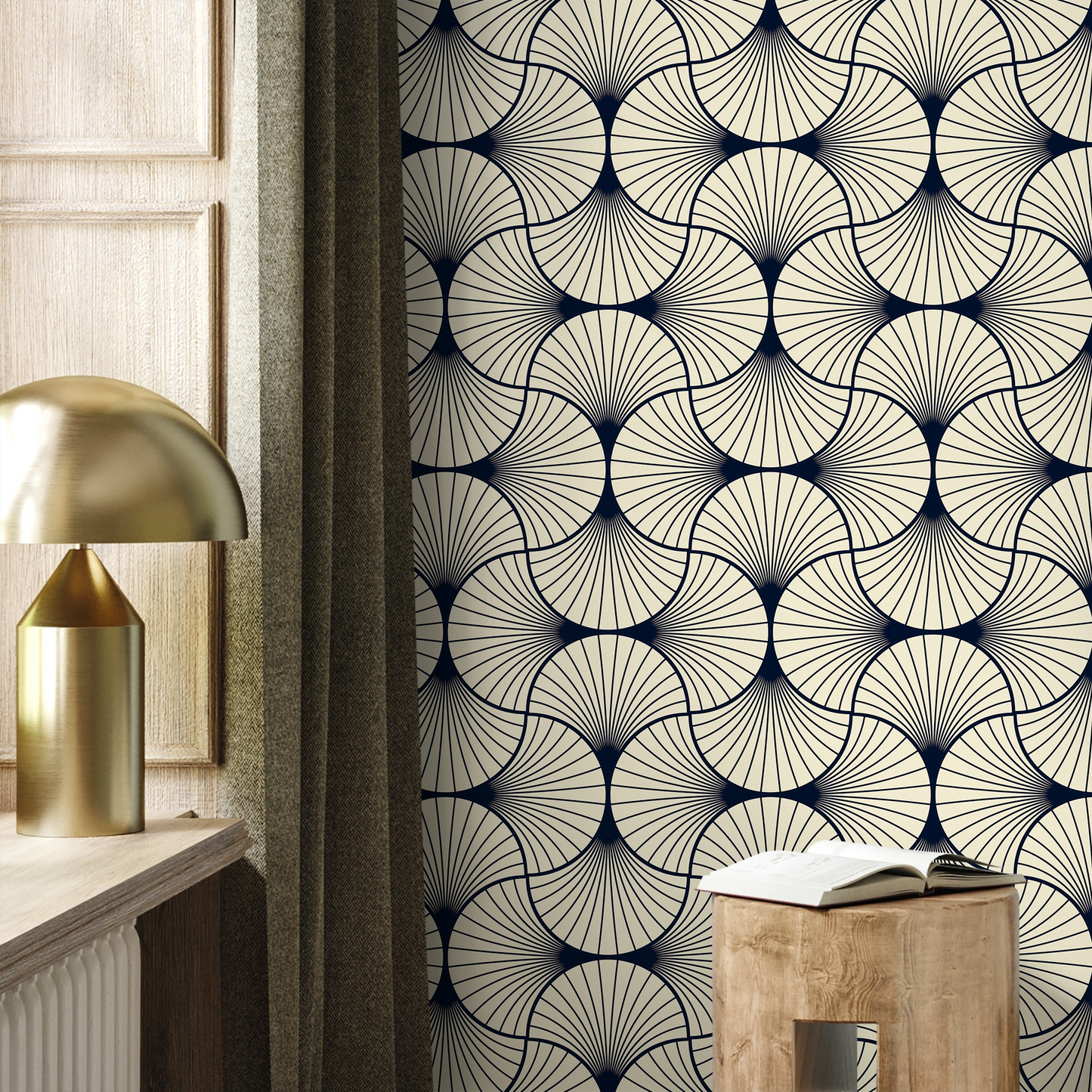 Removable Wallpaper, Scandinavian Wallpaper, Minimalistic Wallpaper, Peel and Stick Wallpaper, Wall Paper, Boho - B559