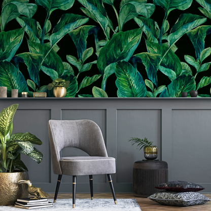 Removable Wallpaper Floral Wall Mural Temporary Wallpaper Nursery Wallpaper Wall Decor Wall Paper Removable Peel and Stick Wallpaper - B613