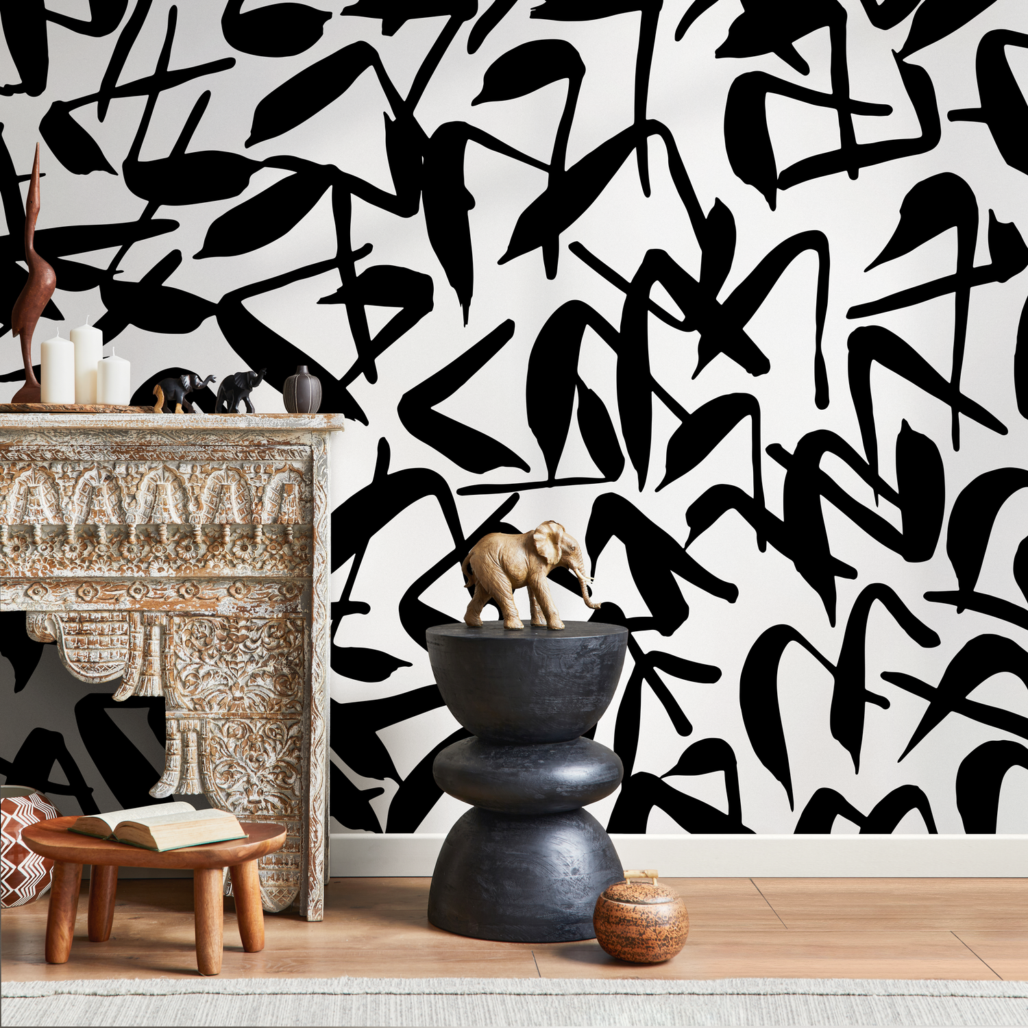 Papier peint amovible, papier peint autocollant, décoration murale, décoration d'intérieur, art mural imprimable, décoration de chambre, impressions murales - B622