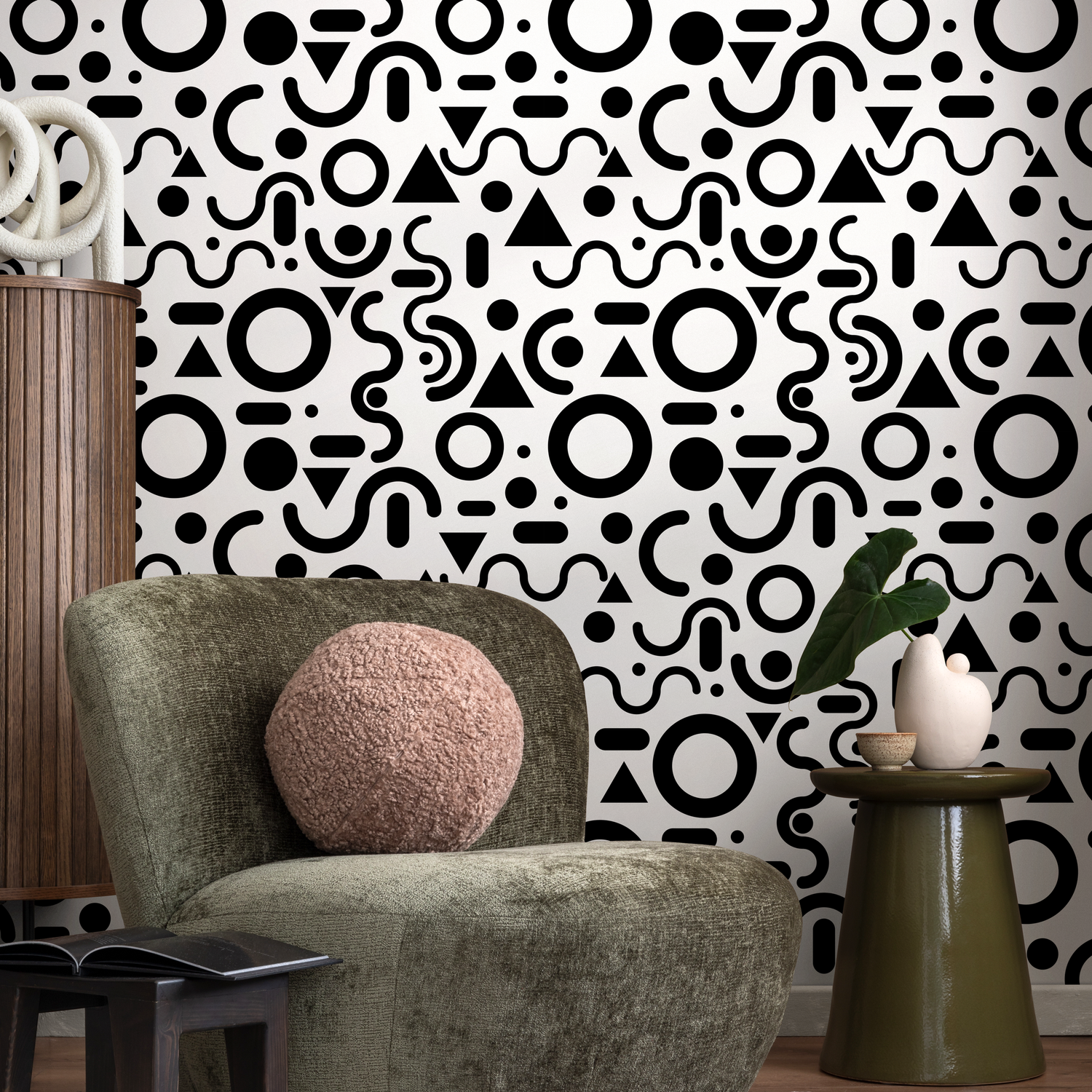 Papel pintado autoadhesivo, papel pintado extraíble, decoración de pared, decoración del hogar, arte de pared imprimible, decoración de habitación, impresiones de pared, tapiz - B694