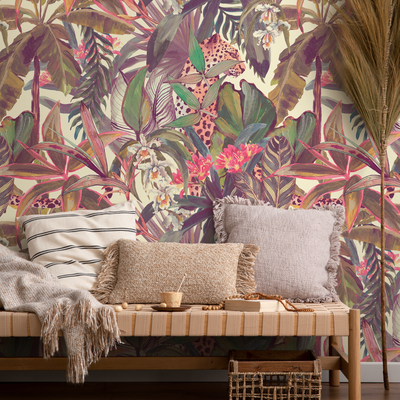 Peel And Stick Wallpaper Mauve