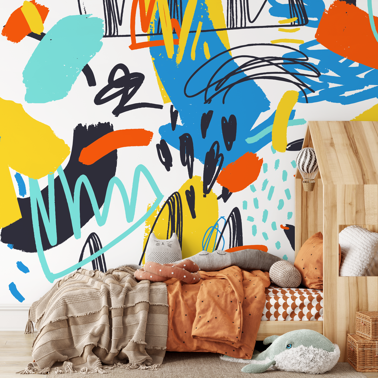 Papel pintado autoadhesivo, papel pintado extraíble, decoración de pared, decoración del hogar, arte de pared imprimible, decoración de habitación, impresiones de pared, tapiz - B868