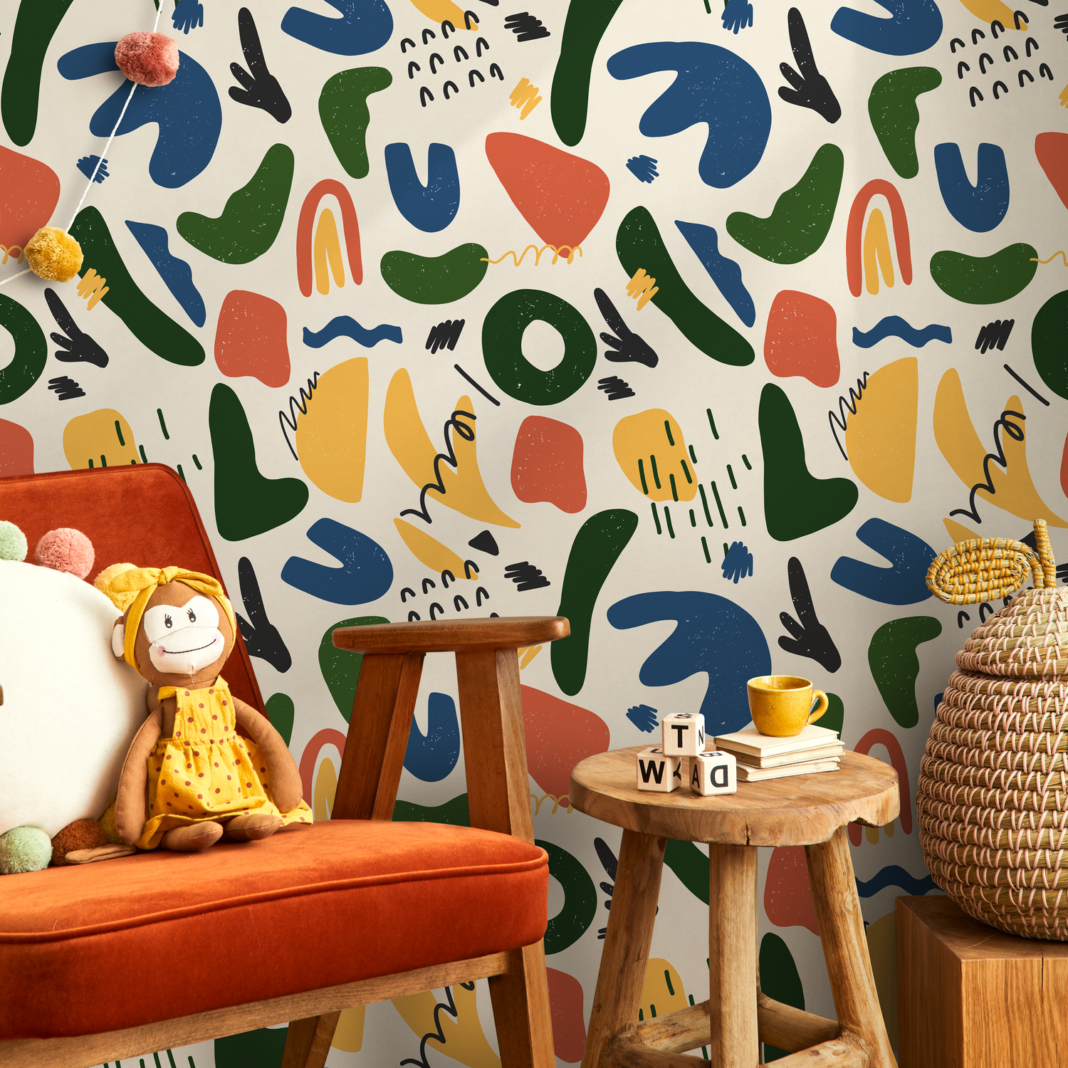 Papel pintado autoadhesivo, papel pintado extraíble, decoración de pared, decoración del hogar, arte de pared imprimible, decoración de habitación, impresiones de pared, tapiz - B881