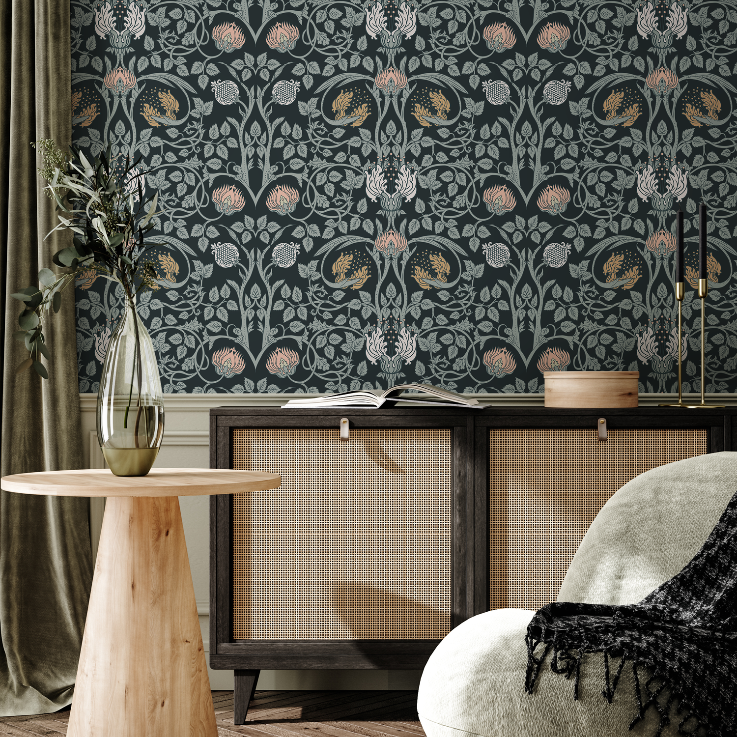 Papel tapiz extraíble, papel tapiz autoadhesivo, decoración de pared, decoración del hogar, arte de pared imprimible, decoración de habitación, impresiones de pared - B920
