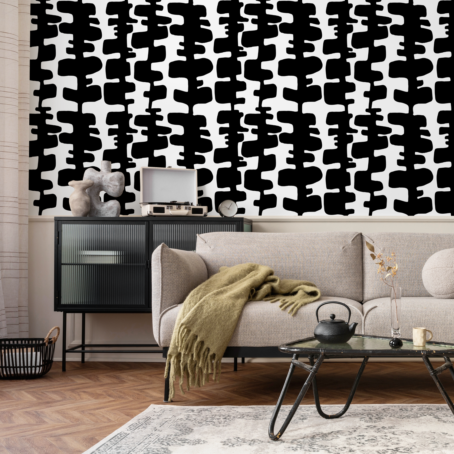 Papel pintado autoadhesivo, papel pintado extraíble, decoración de pared, decoración del hogar, arte de pared imprimible, decoración de habitación, impresiones de pared, tapiz - B967