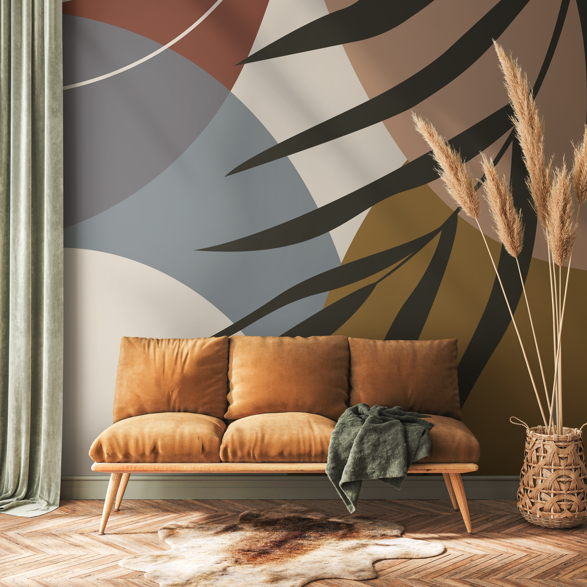 Peel and Stick Wallpaper Removable Wallpaper Wall Decor Home Decor Wall Art Printable Wall Art Room Decor Wall Prints Tropical Boho -C006 - ONDECOR.COM