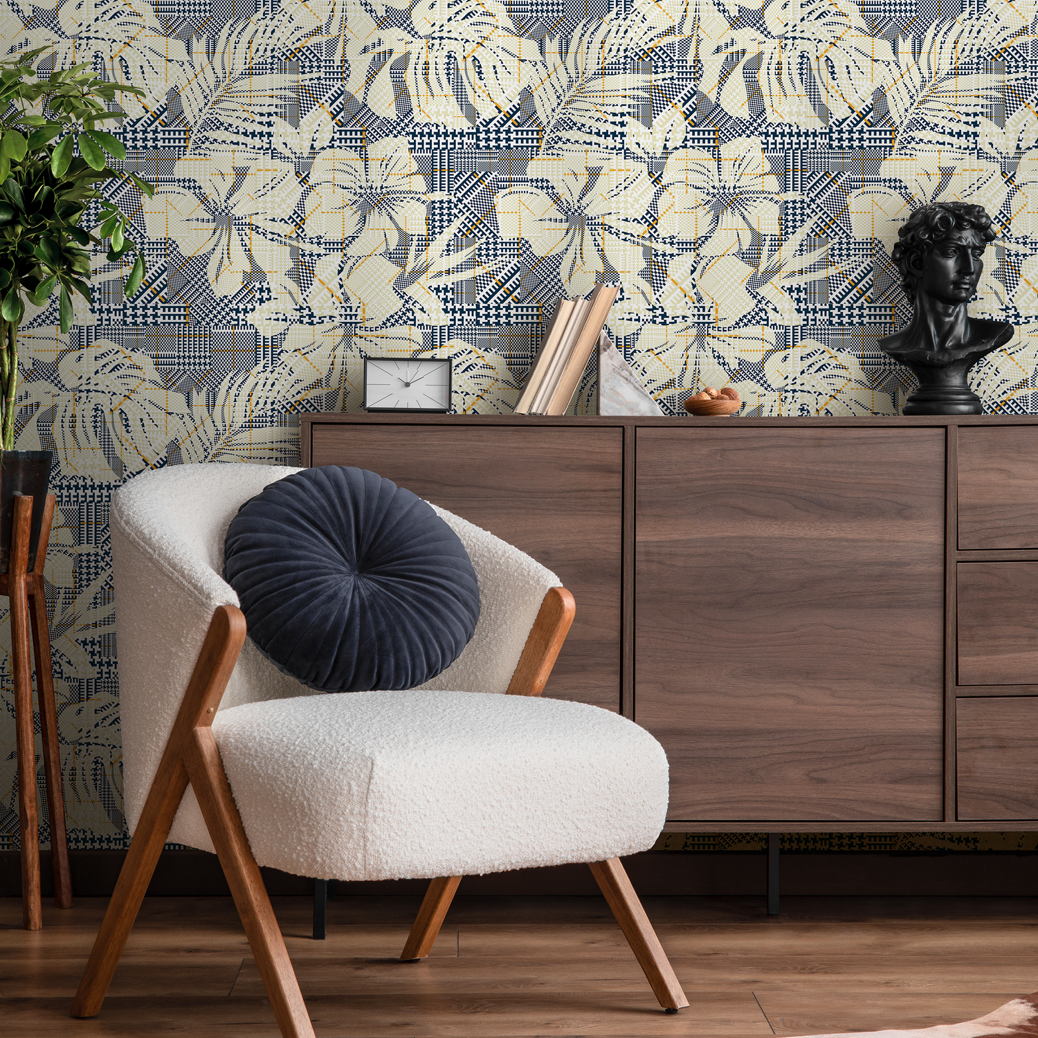 Papel tapiz extraíble, papel tapiz autoadhesivo, decoración de pared, decoración del hogar, arte de pared imprimible, decoración de habitación, impresiones de pared - C021