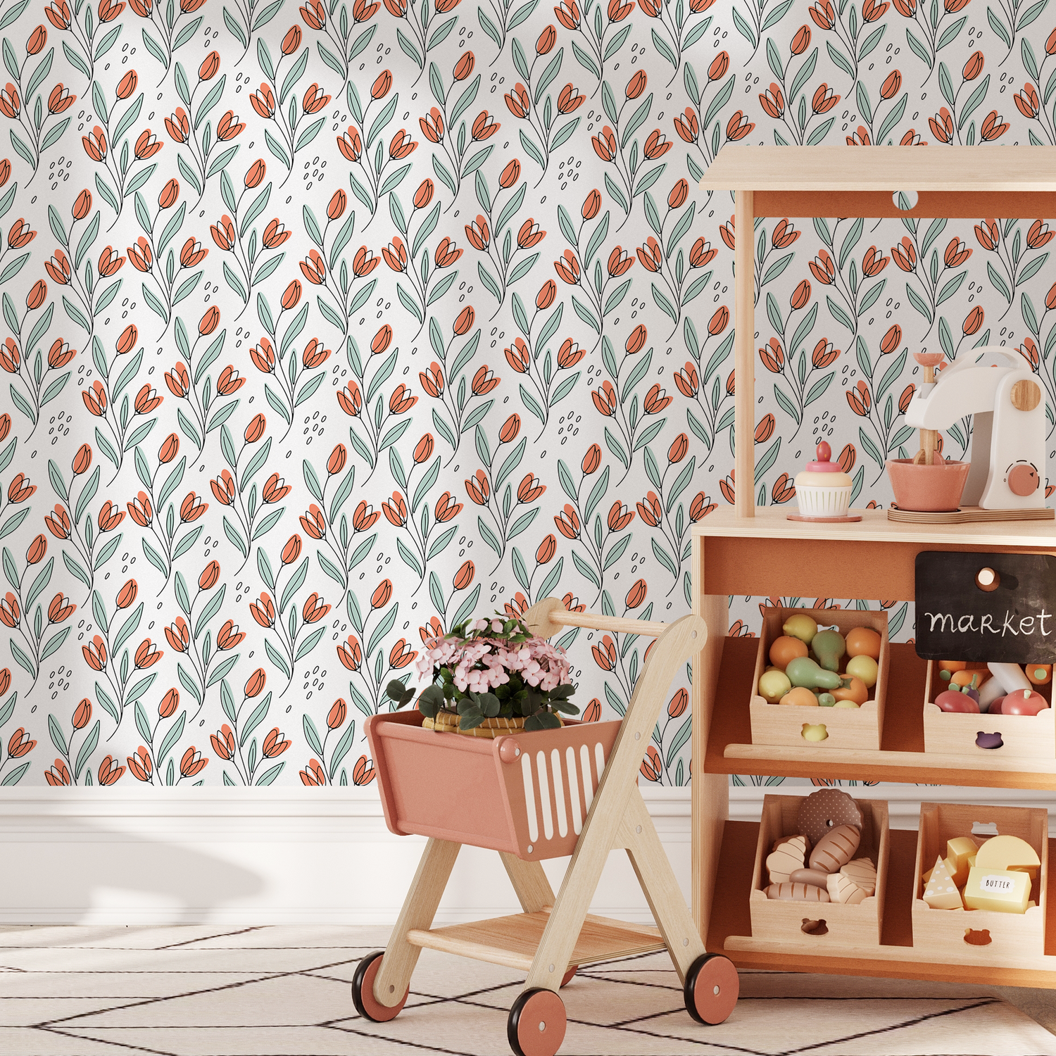 Papel tapiz autoadhesivo, papel tapiz removible, decoración de pared, decoración del hogar, arte de pared imprimible, decoración de habitación, impresiones de pared, tapiz - C032