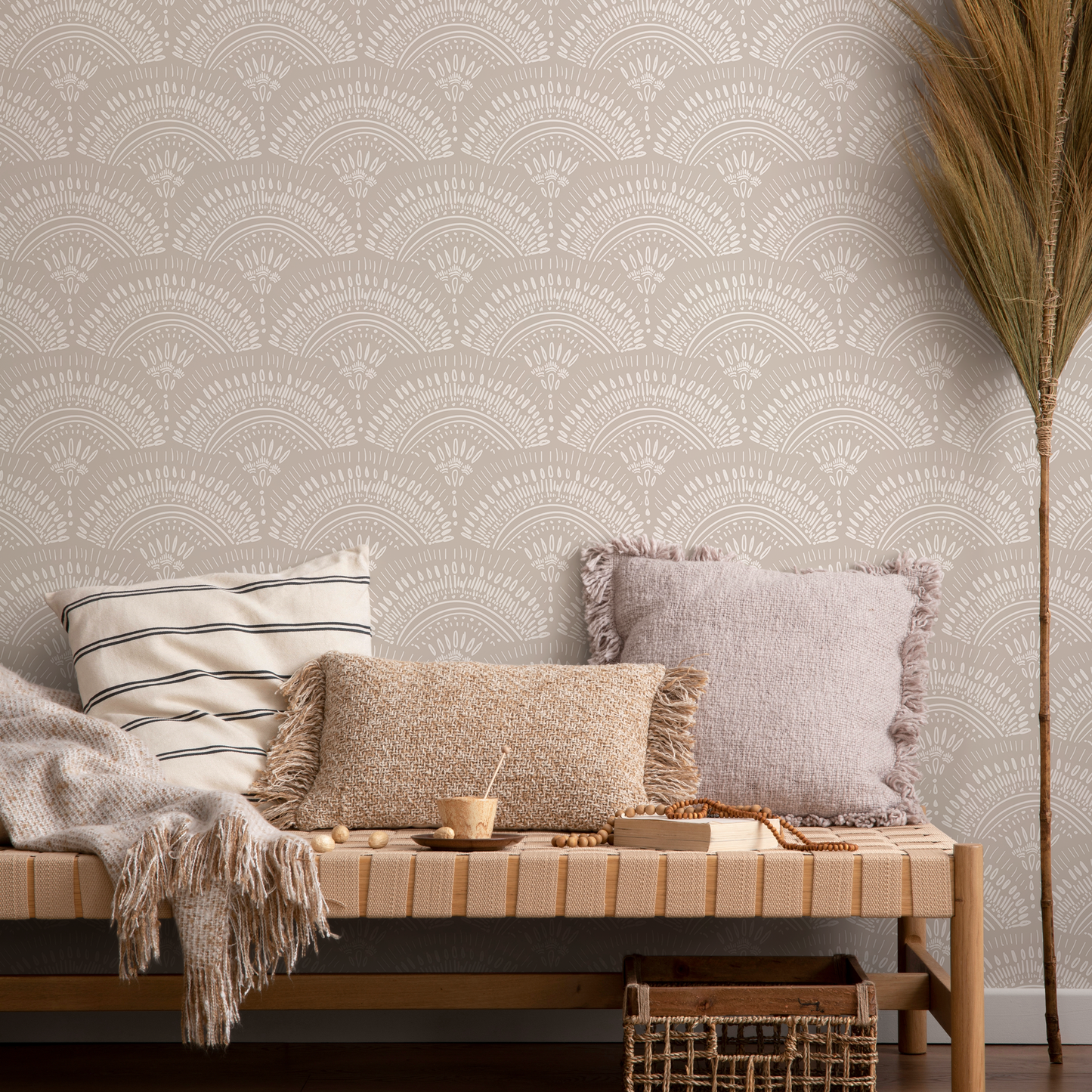 Removable Wallpaper Peel and Stick Wallpaper Wall Paper Wall Mural - Geometric Art Deco Wallpaper - C065