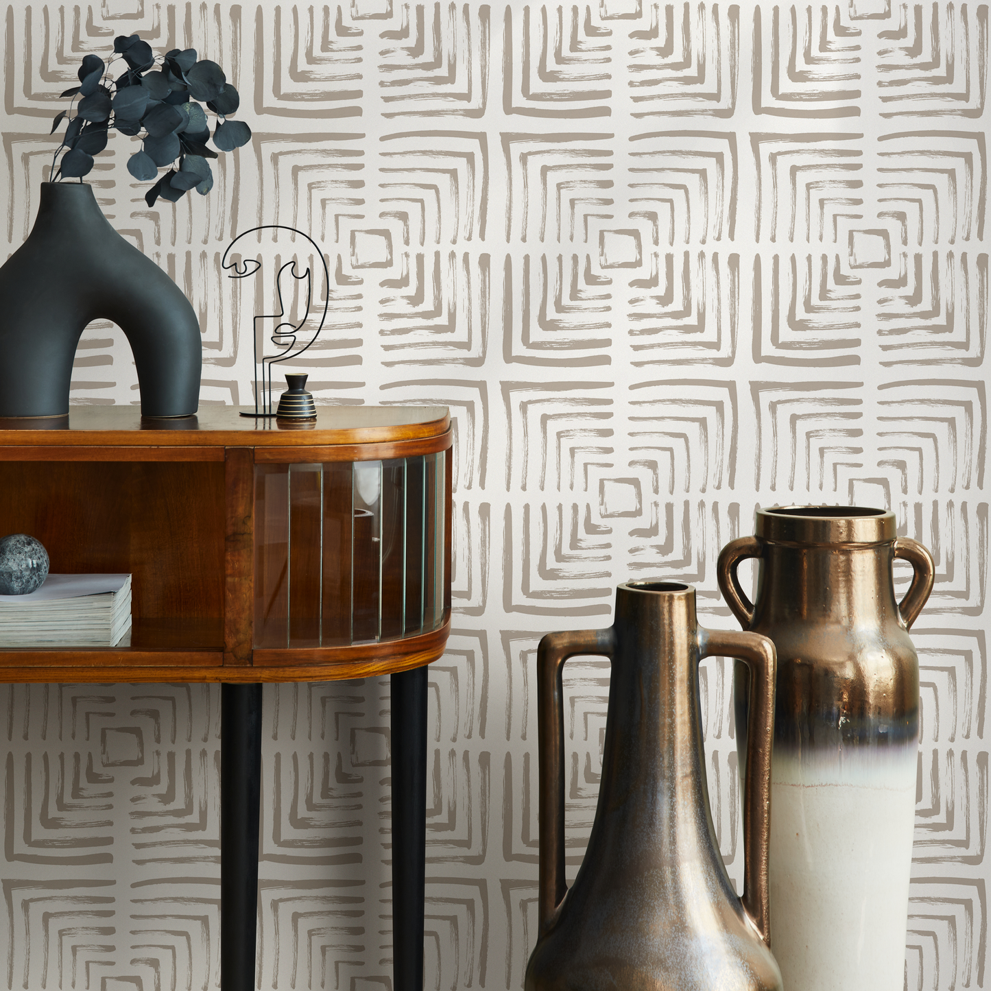 Removable Wallpaper Scandinavian Wallpaper Temporary Wallpaper Vintage Wallpaper Peel and Stick Wallpaper Wall Paper Boho - C068