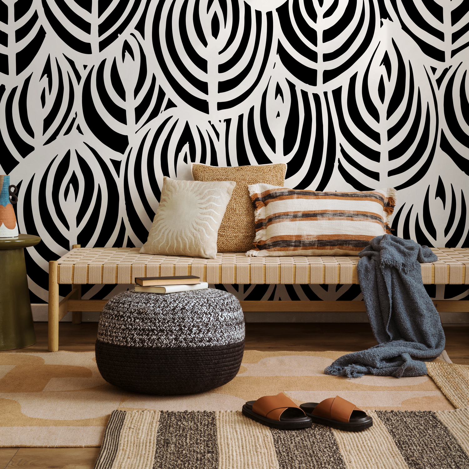 Papel tapiz autoadhesivo, papel tapiz removible, decoración de pared, decoración del hogar, arte de pared imprimible, decoración de habitación, impresiones de pared, tapiz - C114