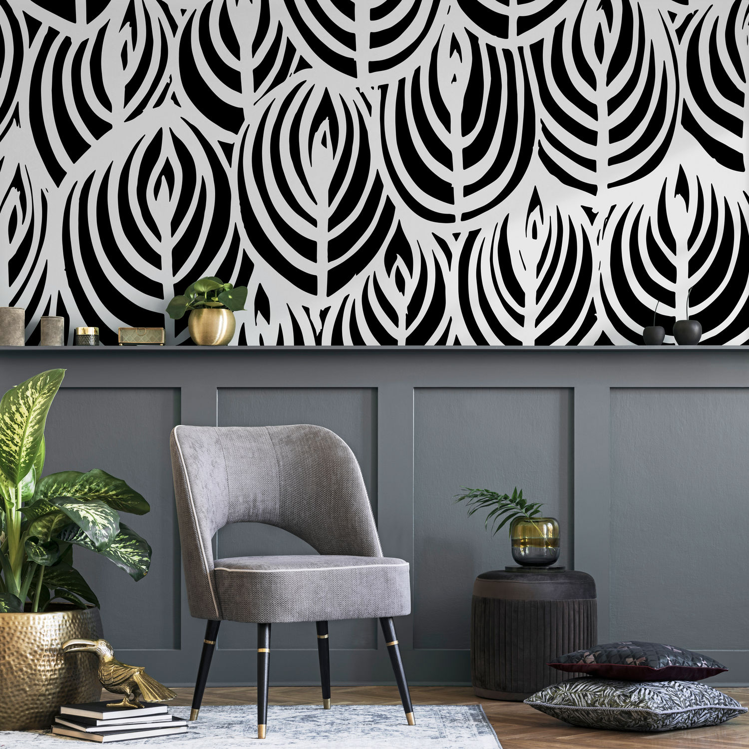 Papel tapiz autoadhesivo, papel tapiz removible, decoración de pared, decoración del hogar, arte de pared imprimible, decoración de habitación, impresiones de pared, tapiz - C114