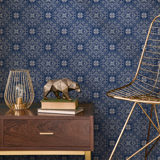 Removable Wallpaper Peel and Stick Wallpaper Wall Paper Wall Mural - Geometric Lines Wallpaper - C188