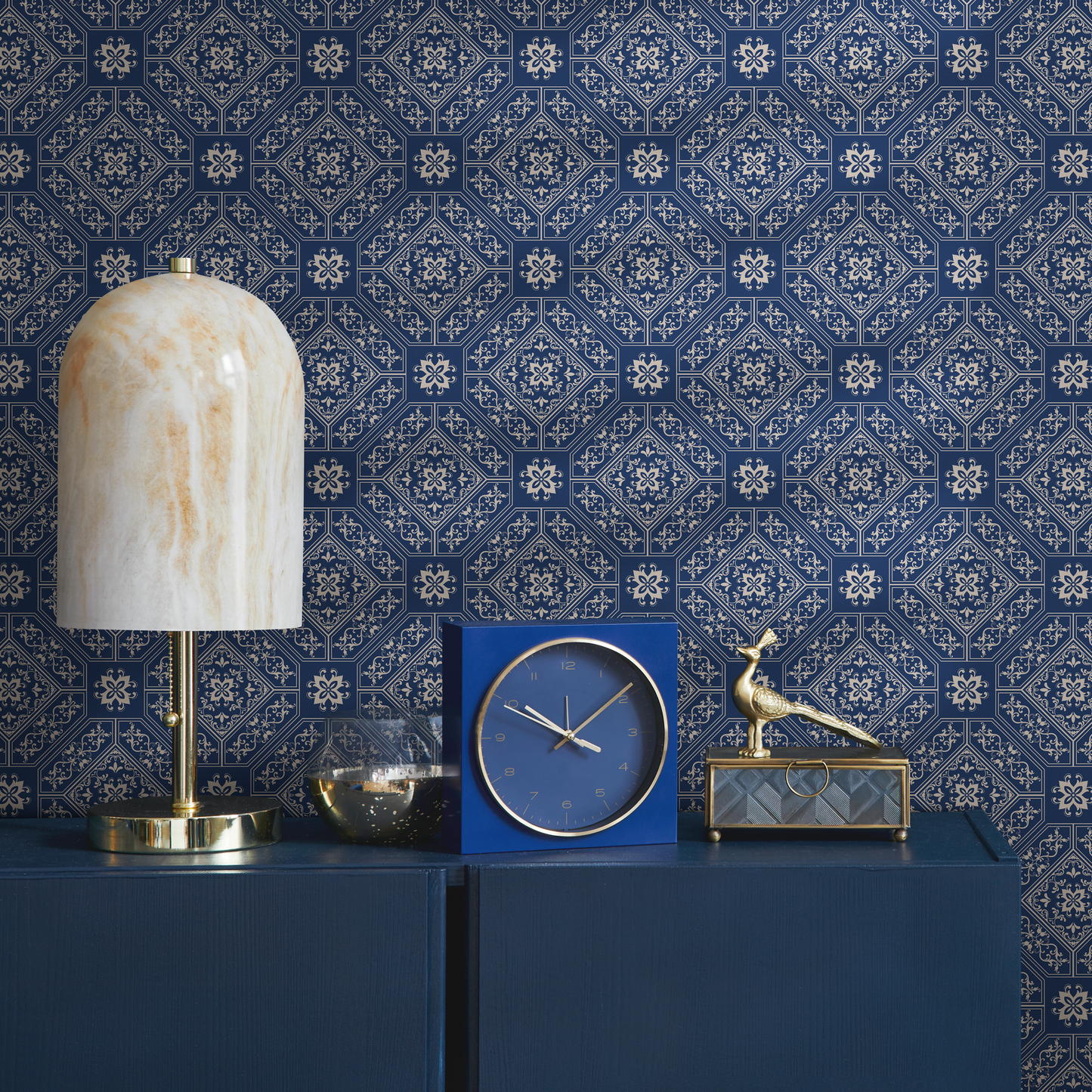 Removable Wallpaper Peel and Stick Wallpaper Wall Paper Wall Mural - Geometric Lines Wallpaper - C188