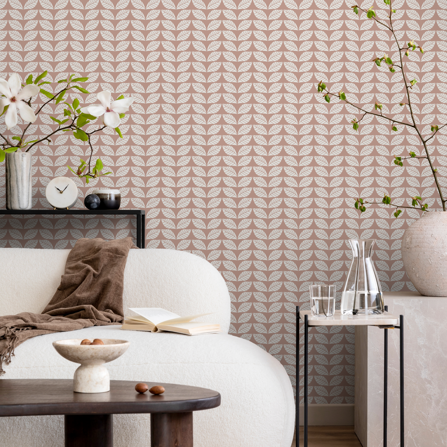 Removable Wallpaper Peel and Stick Wallpaper Wall Paper Wall Mural - Herringbone Wallpaper - C193