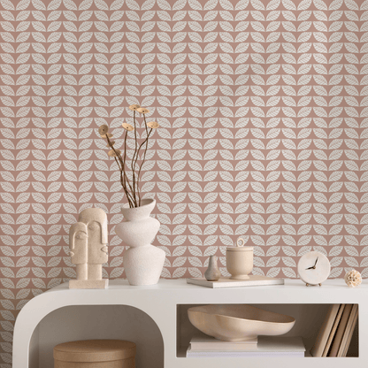 Removable Wallpaper Peel and Stick Wallpaper Wall Paper Wall Mural - Herringbone Wallpaper - C193