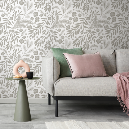 Removable Wallpaper, Scandinavian Wallpaper, Temporary Wallpaper, Minimalistic Wallpaper, Peel and Stick Wallpaper, Wall Paper, Boho - C232