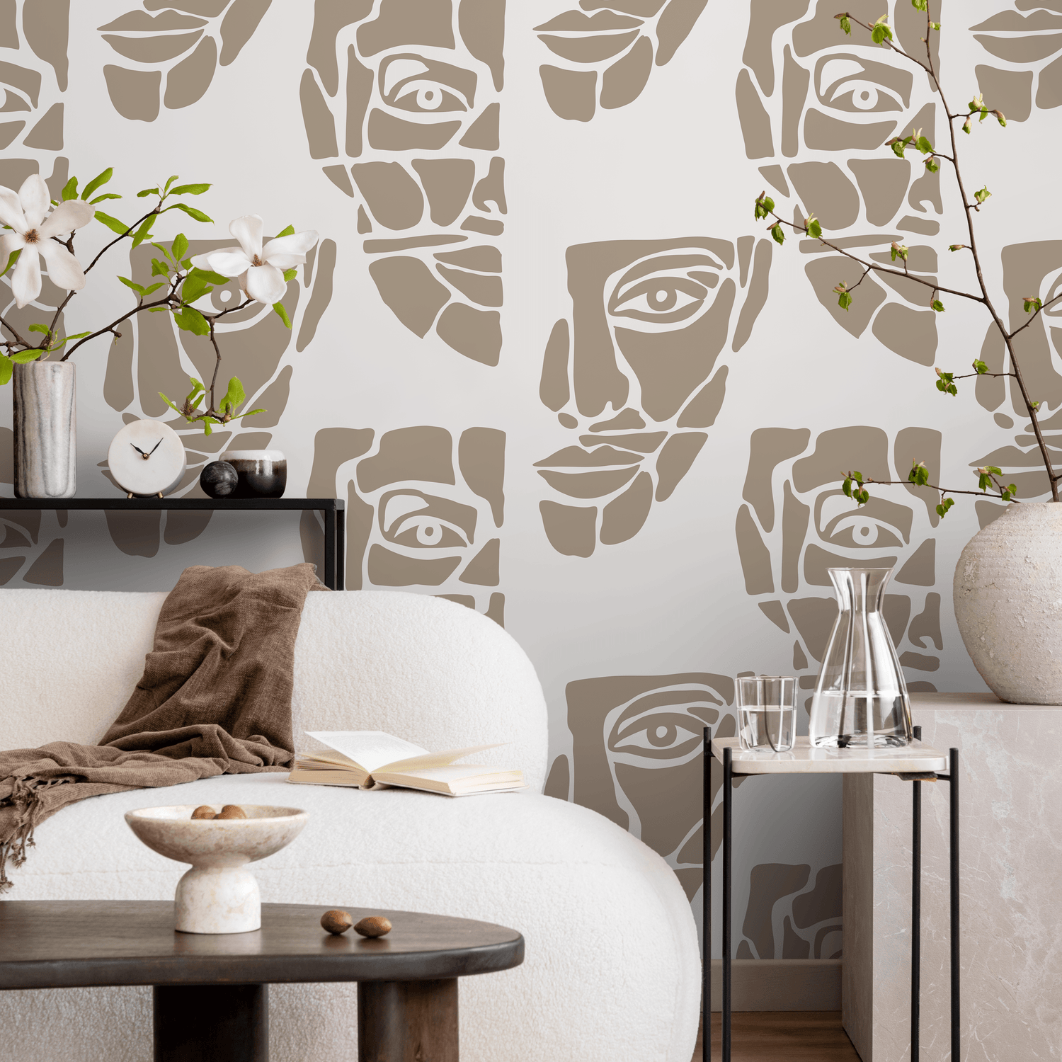 Papel tapiz extraíble, papel tapiz autoadhesivo, decoración de pared, decoración del hogar, arte de pared imprimible, decoración de habitación, impresiones de pared - C245