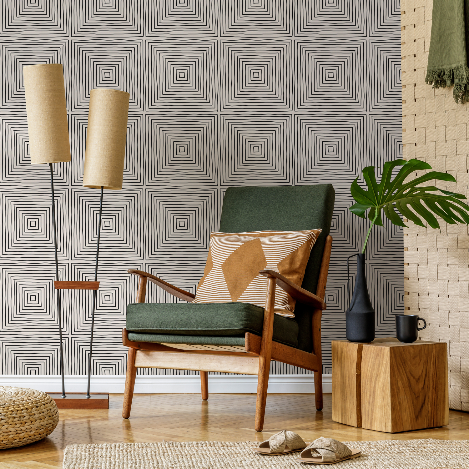 Papel tapiz extraíble, papel tapiz autoadhesivo, decoración de pared, decoración del hogar, arte de pared imprimible, decoración de habitación, impresiones de pared - C277