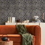 Wallpaper Peel and Stick Wallpaper Removable Wallpaper Home Decor Wall Art Wall Decor Room Decor / Black Geometric Wallpaper - C315 - ONDECOR.COM