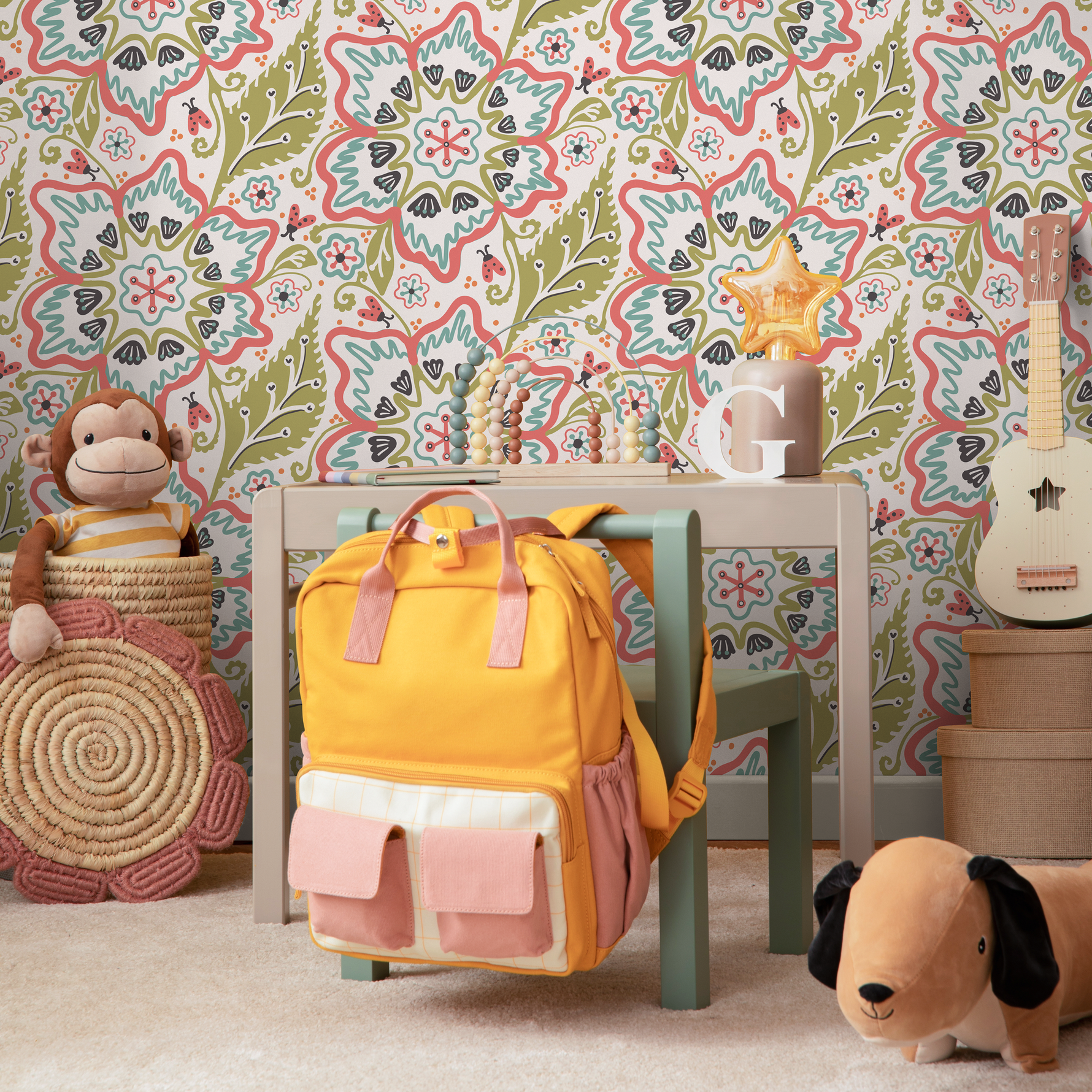 Wallpaper Peel and Stick Wallpaper Removable Wallpaper Home Decor Wall Art Wall Decor Room Decor / Floral Wallpaper - C321 - ONDECOR.COM