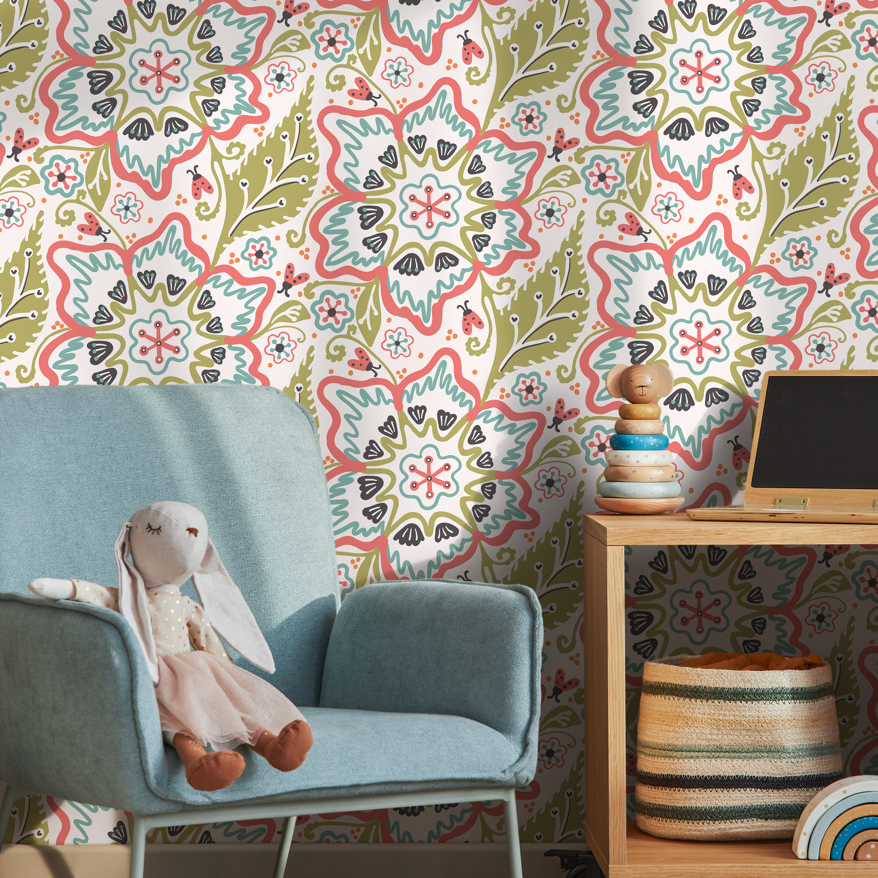 Wallpaper Peel and Stick Wallpaper Removable Wallpaper Home Decor Wall Art Wall Decor Room Decor / Floral Wallpaper - C321 - ONDECOR.COM
