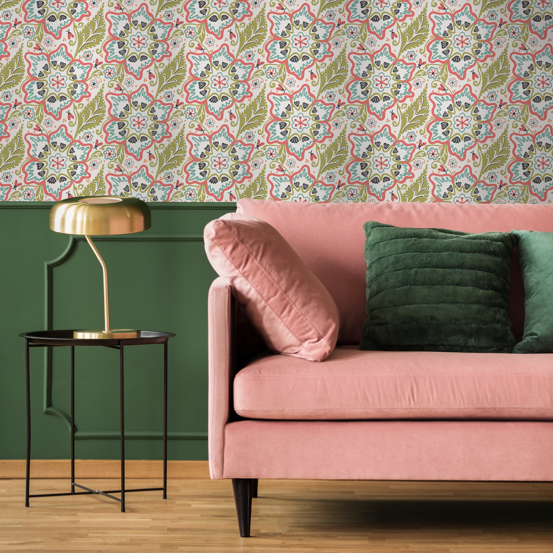 Wallpaper Peel and Stick Wallpaper Removable Wallpaper Home Decor Wall Art Wall Decor Room Decor / Floral Wallpaper - C321 - ONDECOR.COM