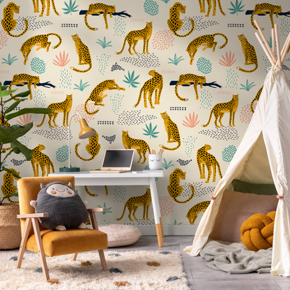 Wallpaper Peel and Stick Wallpaper Removable Wallpaper Home Decor Wall Art Wall Decor Room Decor / Tropical Animal Wallpaper - C350