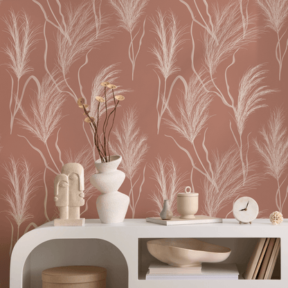 Wallpaper Peel and Stick Wallpaper Removable Wallpaper Home Decor Wall Art Wall Decor Room Decor / Leaves Wallpaper - C352