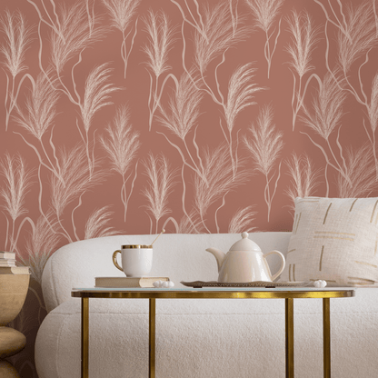 Wallpaper Peel and Stick Wallpaper Removable Wallpaper Home Decor Wall Art Wall Decor Room Decor / Leaves Wallpaper - C352