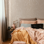 Wallpaper Peel and Stick Wallpaper Removable Wallpaper Home Decor Wall Art Wall Decor Room Decor / Neutral Body Line Art Wallpaper - C354 - ONDECOR.COM