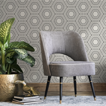 Wallpaper Peel and Stick Wallpaper Removable Wallpaper Home Decor Wall Art Wall Decor Room Decor / Black Geometric Modern Wallpaper - C378 - ONDECOR.COM
