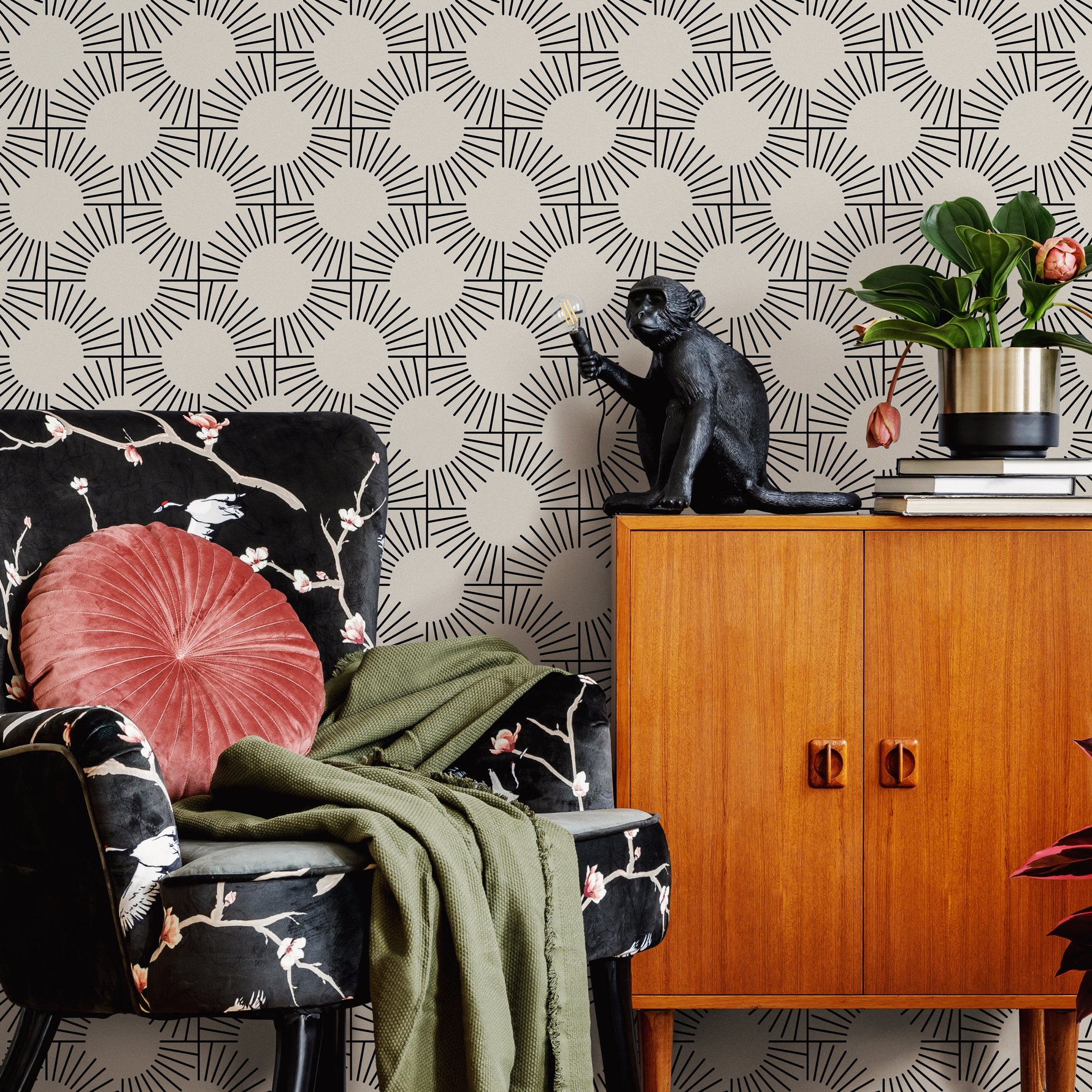 Wallpaper Peel and Stick Wallpaper Removable Wallpaper Home Decor Wall Art Wall Decor Room Decor / Geometric Contemporary Wallpaper - C379 - ONDECOR.COM