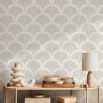 Wallpaper Peel and Stick Wallpaper Removable Wallpaper Home Decor Wall Art Wall Decor Room Decor / Beige Boho Palms Wallpaper - C505 - ONDECOR.COM