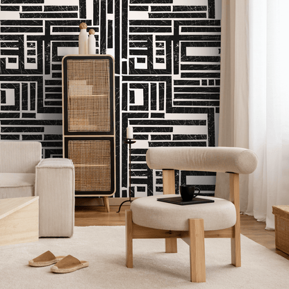 Wallpaper Peel and Stick Wallpaper Removable Wallpaper Home Decor Wall Art Wall Decor Room Decor / Modern Geometric Wallpaper - C511