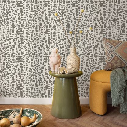 Wallpaper Peel and Stick Wallpaper Removable Wallpaper Home Decor Wall Art Wall Decor Room Decor / Beige Polka Dot Wallpaper - C572