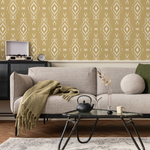 Beige Boho African Wallpaper / Peel and Stick Wallpaper Removable Wallpaper Home Decor Wall Art Wall Decor Room Decor - C778 - ONDECOR.COM