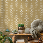 Beige Boho African Wallpaper / Peel and Stick Wallpaper Removable Wallpaper Home Decor Wall Art Wall Decor Room Decor - C778 - ONDECOR.COM