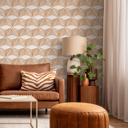 Modern Geometric Wallpaper / Peel and Stick Wallpaper Removable Wallpaper Home Decor Wall Art Wall Decor Room Decor - C840