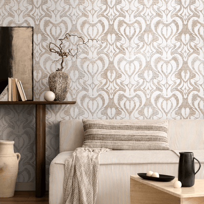 Vintage Abstract Wallpaper / Peel and Stick Wallpaper Removable Wallpaper Home Decor Wall Art Wall Decor Room Decor - C869