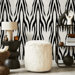 Black and White Retro Wallpaper / Peel and Stick Wallpaper Removable Wallpaper Home Decor Wall Art Wall Decor Room Decor - D008 - ONDECOR.COM