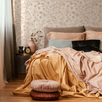 Neutral Boho Wildflowers Wallpaper / Peel and Stick Wallpaper Removable Wallpaper Home Decor Wall Art Wall Decor Room Decor - D305 - ONDECOR.COM